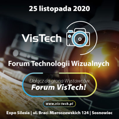 Plakat Forum Technologii Wizualnych VisTech 2020