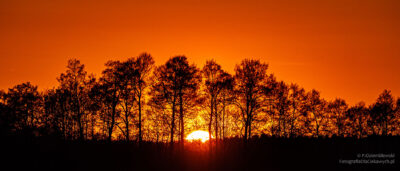 Zachód słońca - panorama