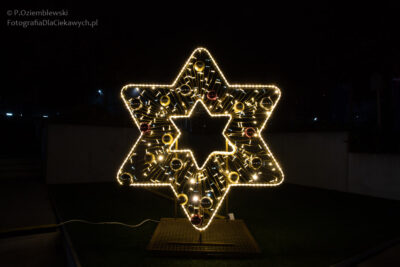 Dekoracja świąteczna w kształcie gwiazdki