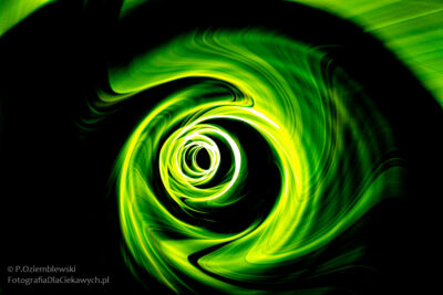 Zdjęcia malowane światłem — tunel czasoprzestrzenny nr 8