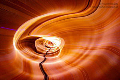 Zdjęcia malowane światłem — tunel czasoprzestrzenny nr 7