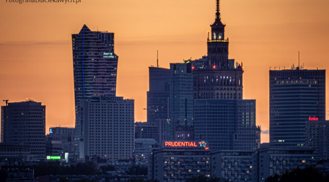 Zagęszczanie perspektywy za pomocą długiej ogniskowej
