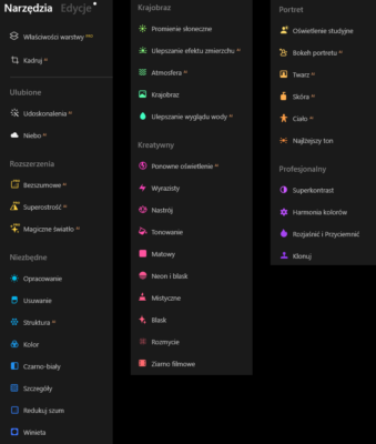 Luminar Neo - Edycja