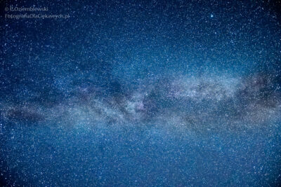 Droga Mleczna wśród gwiazd.