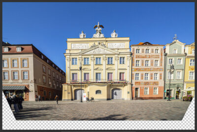 Budynek po wyprostowaniu