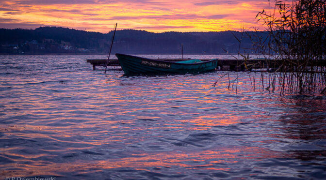 Dzisiejszy poranek nad jeziorem Chodzieskim