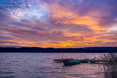 Poranek nad jeziorem Chodzieskim