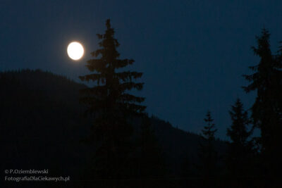 Ekspozycja przy fotografowaniu Księżyca.