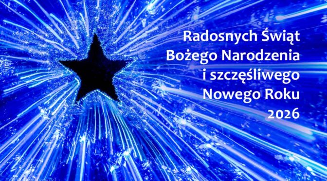 Radosnych Świąt Bożego Narodzenia i Szczęśliwego Nowego Roku 2026