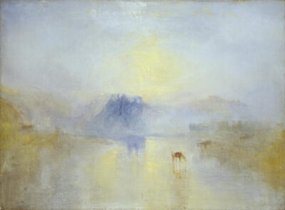 Turner - Zamek Norham, wschód słońca