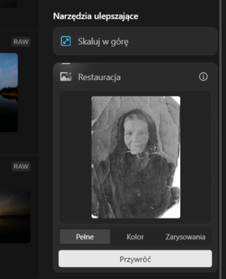 Renowacja zdjęć w LuminarNeo
